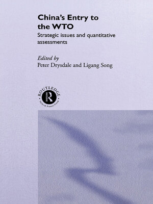 cover image of China's Entry into the World Trade Organisation